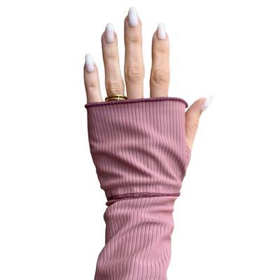 Rosé All Day - UPF 50+ Driving Gloves, Sun Sleeves (Covered Palm)