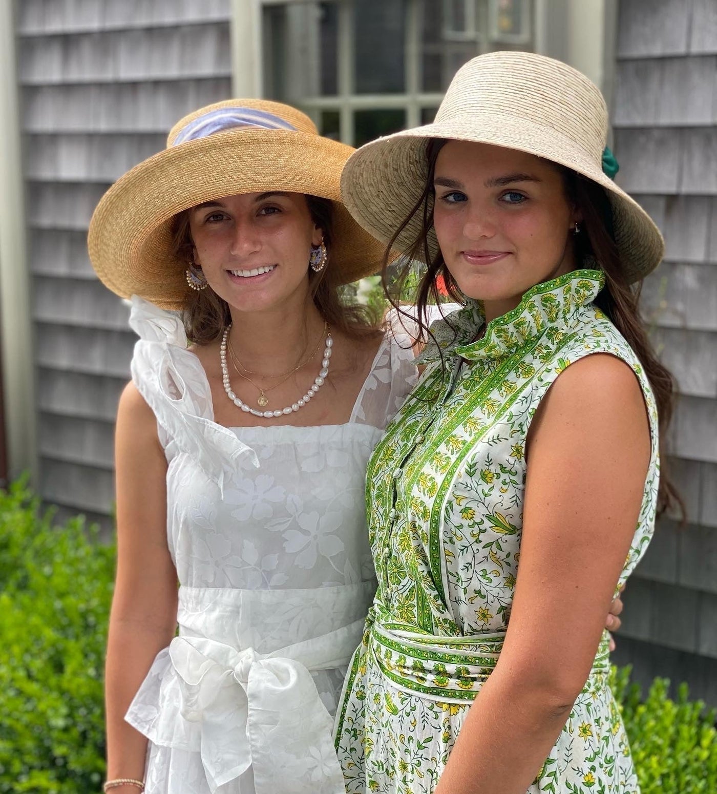 Clematis Bucket Hat - Wide & Short Light Pink Grosgrain Ribbon