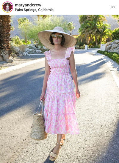 Daisy Sun Hat - Wide & Short Black Grosgrain Ribbon